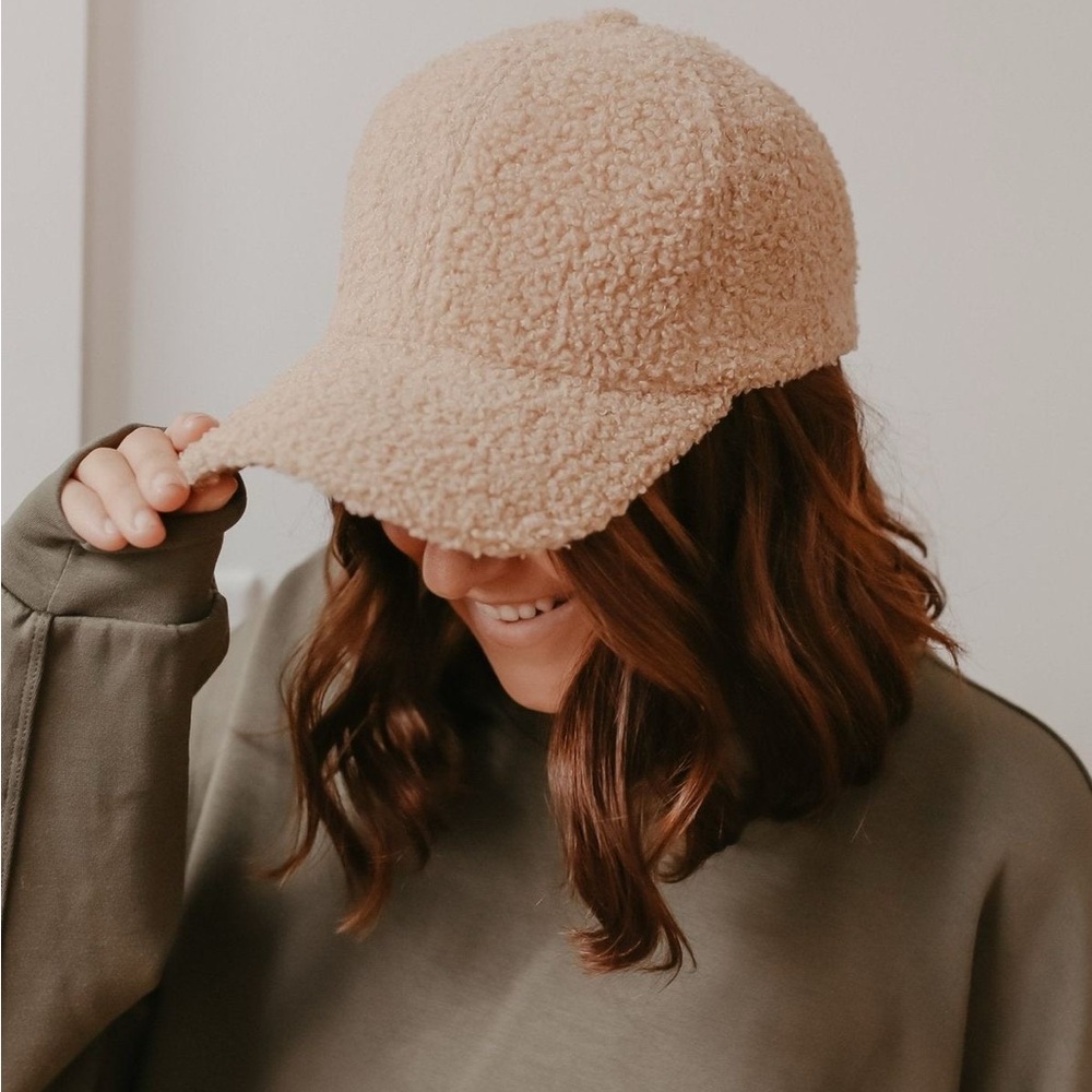 Fuzzy Sherpa Ball Cap